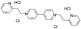 1,1'-BIS-(2-PYRIDIN-2-YL-ETHYL)-[4,4']BIPYRIDINYL DICHLORIDE DIHYDROCHLORIDE Struktur