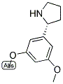 (R)-2-(3,5-DIMETHOXYPHENYL)PYRROLIDINE Struktur