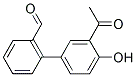 3'-ACETYL-4'-HYDROXY[1,1'-BIPHENYL]-2-CARBALDEHYDE Struktur