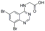 (6,8-DIBROMO-QUINAZOLIN-4-YLAMINO)-ACETIC ACID Struktur