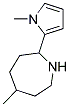 5-METHYL-2-(1-METHYL-1H-PYRROL-2-YL)AZEPANE Struktur