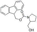 2-HYDROXYMETHYL-PYRROLIDINE-1-CARBOXYLIC ACID 9H-FLUOREN-9-YLMETHYL ESTER Struktur