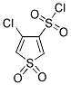 4-CHLOROTHIOPHENE-3-SULPHONYL CHLORIDE 1,1-DIOXIDE Struktur