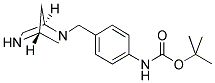 2-(4'-N-BOC-AMINOBENZYL)-2,5-DIAZABICYCLO[2.2.1]HEPTANE Struktur