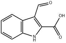 3-FORMYL-1H-INDOLE-2-CARBOXYLIC ACID Struktur