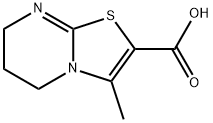 3-METHYL-6,7-DIHYDRO-5H-THIAZOLO[3,2-A]-PYRIMIDINE-2-CARBOXYLIC ACID Struktur