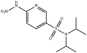 6-HYDRAZINO-N,N-DIISOPROPYLPYRIDINE-3-SULFONAMIDE Struktur