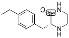 (R)-3-(4-ETHYL-BENZYL)-PIPERAZIN-2-ONE Struktur