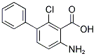 4-AMINO-2-CHLORO[1,1'-BIPHENYL]-3-CARBOXYLIC ACID Struktur