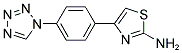 2-THIAZOLAMINE, 4-[4-(1H-TETRAZOL-1-YL)PHENYL]- Struktur