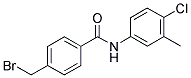 4-(BROMOMETHYL)-N-(4-CHLORO-3-METHYLPHENYL)BENZAMIDE Struktur