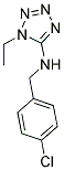 N-(4-CHLOROBENZYL)-1-ETHYL-1H-TETRAZOL-5-AMINE Struktur