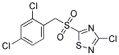 3-CHLORO-5-(2,4-DICHLOROBENZYLSULFONYL)-1,2,4-THIADIAZOLE Struktur