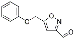 5-(PHENOXYMETHYL)-3-ISOXAZOLECARBALDEHYDE Struktur