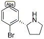 (R)-2-(2-BROMOPHENYL)PYRROLIDINE Struktur