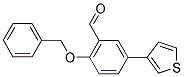 2-(BENZYLOXY)-5-(3-THIENYL)BENZALDEHYDE Struktur