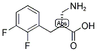 (R)-2-AMINOMETHYL-3-(2,3-DIFLUORO-PHENYL)-PROPIONIC ACID Struktur