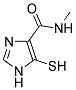 5-MERCAPTO-N-METHYL-1H-IMIDAZOLE-4-CARBOXAMIDE Struktur