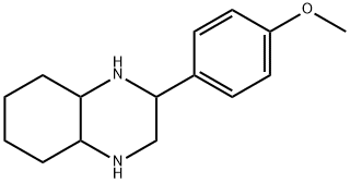 2-(4-METHOXY-PHENYL)-DECAHYDRO-QUINOXALINE Struktur