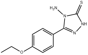 4-AMINO-5-(4-ETHOXYPHENYL)-4H-1,2,4-TRIAZOLE-3-THIOL Struktur