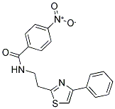 4-NITRO-N-[2-(4-PHENYL-1,3-THIAZOL-2-YL)ETHYL]BENZAMIDE Struktur