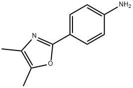 4-(4,5-DIMETHYL-OXAZOL-2-YL)-PHENYLAMINE Struktur