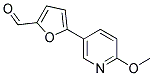 5-(6-METHOXY-3-PYRIDINYL)-2-FURALDEHYDE Struktur