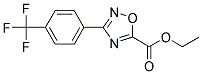 1,2,4-OXADIAZOLE-5-CARBOXYLIC ACID, 3-[4-(TRIFLUOROMETHYL)PHENYL]-, ETHYL ESTER Struktur