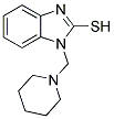 1-PIPERIDIN-1-YLMETHYL-1H-BENZOIMIDAZOLE-2-THIOL Struktur