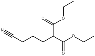 BUTYRONITRILE DIETHYL MALONATE Struktur