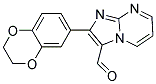 2-(2,3-DIHYDRO-BENZO[1,4]DIOXIN-6-YL)-IMIDAZO[1,2-A]PYRIMIDINE-3-CARBALDEHYDE Struktur