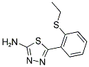 5-(2-ETHYLSULFANYL-PHENYL)-[1,3,4]THIADIAZOL-2-YLAMINE Struktur