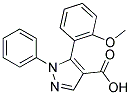 5-(2-METHOXY-PHENYL)-1-PHENYL-1H-PYRAZOLE-4-CARBOXYLIC ACID Struktur