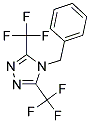 4-BENZYL-3,5-BIS(TRIFLUOROMETHYL)-4H-1,2,4-TRIAZOLE Struktur