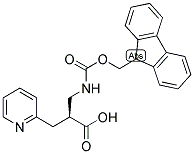 (S)-2-[(9H-FLUOREN-9-YLMETHOXYCARBONYLAMINO)-METHYL]-3-PYRIDIN-2-YL-PROPIONIC ACID Struktur