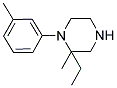 2-ETHYL-2-METHYL-1-(3-METHYLPHENYL)PIPERAZINE Struktur