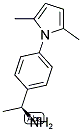 (S)-1-(4-(2,5-DIMETHYL-1H-PYRROL-1-YL)PHENYL)ETHANAMINE Struktur