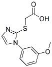 [[1-(3-METHOXYPHENYL)-1H-IMIDAZOL-2-YL]THIO]ACETIC ACID Struktur