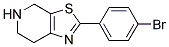 2-(4-BROMO-PHENYL)-4,5,6,7-TETRAHYDRO-THIAZOLO[5,4-C]PYRIDINE Struktur