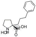 (S)-ALPHA-(3-PHENYL-PROPYL)-PROLINE-HCL Struktur