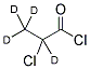 2-CHLOROPROPIONYL-2,3,3,3-D4 CHLORIDE Struktur