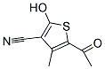 5-ACETYL-2-HYDROXY-4-METHYLTHIOPHENE-3-CARBONITRILE Struktur