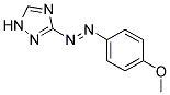 3-[(E)-(4-METHOXYPHENYL)DIAZENYL]-1H-1,2,4-TRIAZOLE Struktur