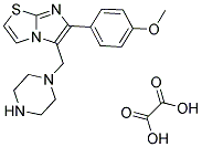 6-(4-METHOXY-PHENYL)-5-PIPERAZIN-1-YLMETHYL-IMIDAZO[2,1-B]THIAZOLE, COMPOUND WITH OXALIC ACID Struktur