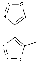 5-METHYL-4,4'-BI-1,2,3-THIADIAZOLE Struktur