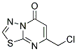 7-(CHLOROMETHYL)-5H-[1,3,4]THIADIAZOLO[3,2-A]PYRIMIDIN-5-ONE Struktur