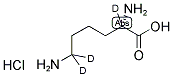 L-LYSINE-2,6,6-D3 HCL Struktur