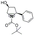 4(S)-HYDROXY-2(S)-PHENYL-PYRROLIDINE-1-CARBOXYLIC ACID TERT-BUTYL ESTER Struktur