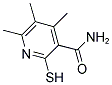 2-MERCAPTO-4,5,6-TRIMETHYLNICOTINAMIDE Struktur