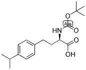 (R)-2-TERT-BUTOXYCARBONYLAMINO-4-(4-ISOPROPYL-PHENYL)-BUTYRIC ACID Struktur